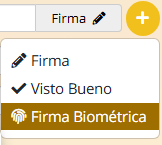 Definición de Firma biométrica en redacción de peticiones Definición de Firma biométrica en redacción de peticiones
